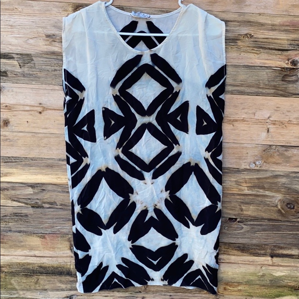 Laura Siegel Handmade 100% Silk Tie Dye Mini Dress